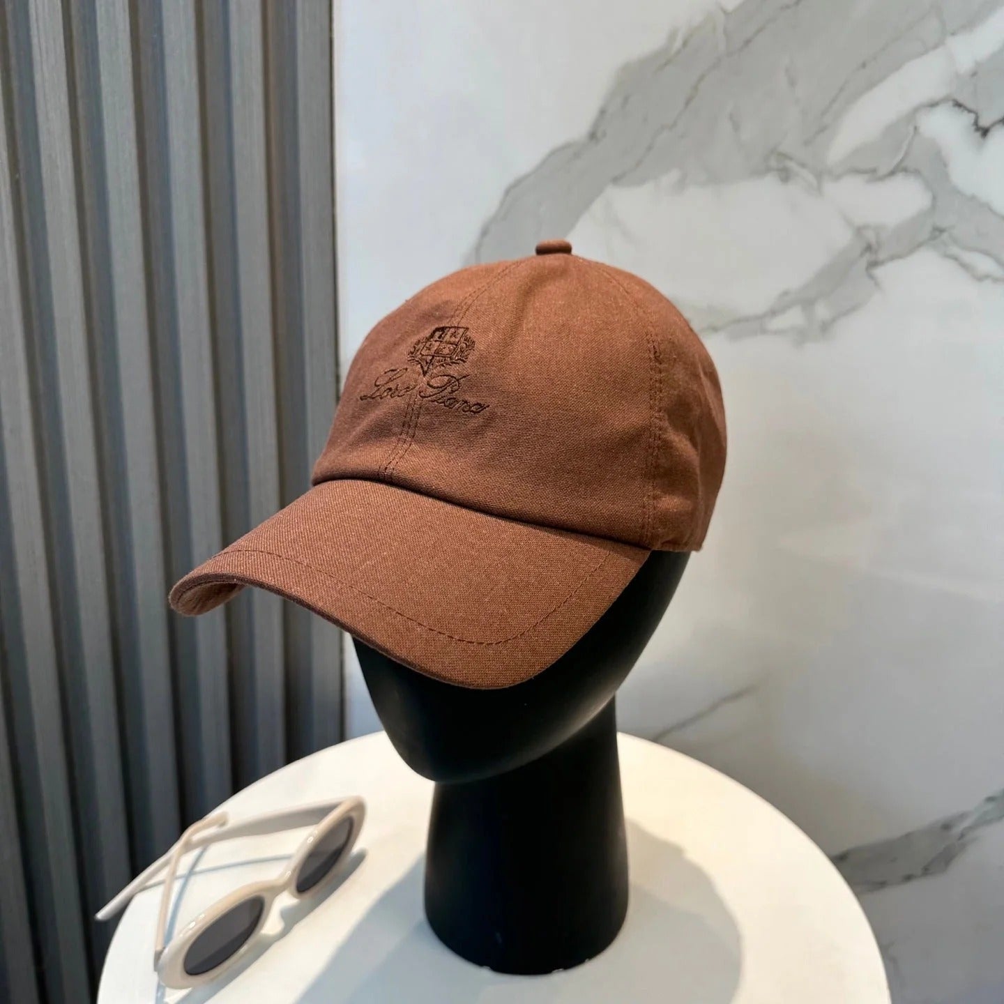 LP Baseball Cap Cotton With Brown Logo 268957