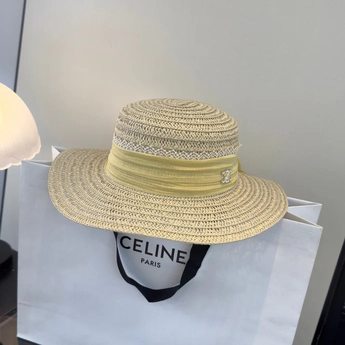 CL Flat-top Straw Hat 262175