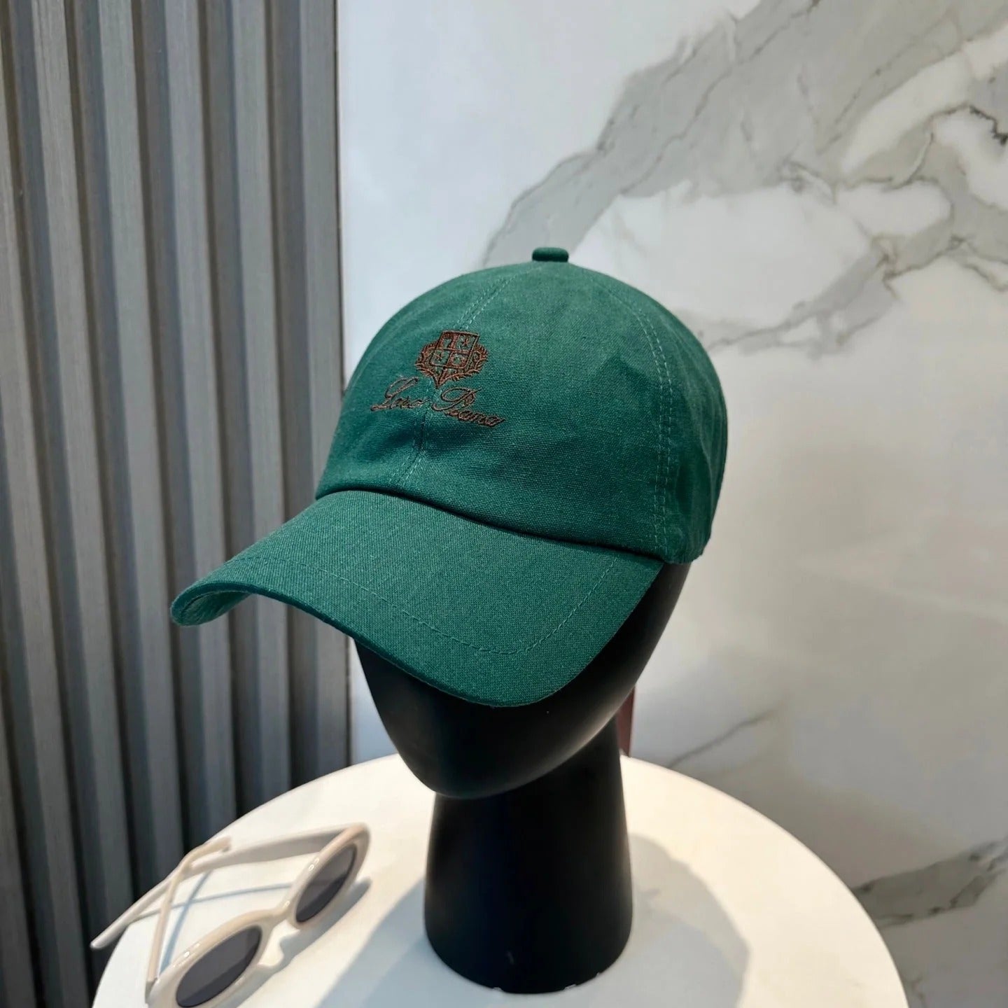 LP Baseball Cap Cotton With Brown Logo 268957