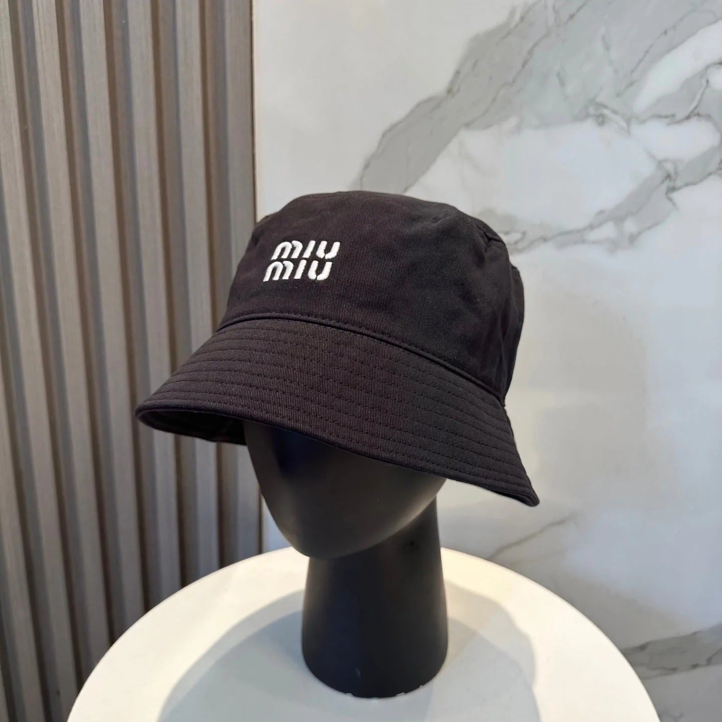 Miumiu Embroidered Bucket Hat 229386
