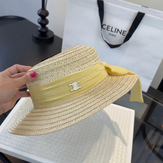 CL Flat-top Straw Hat 262175