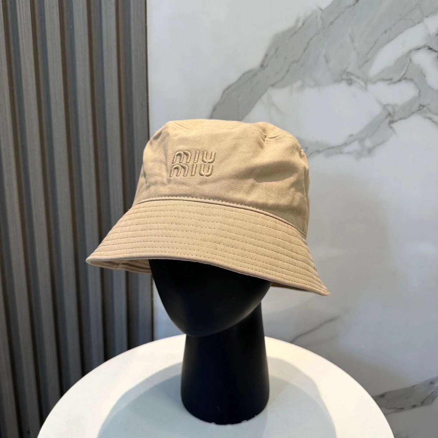 Miumiu Embroidered Bucket Hat 229386