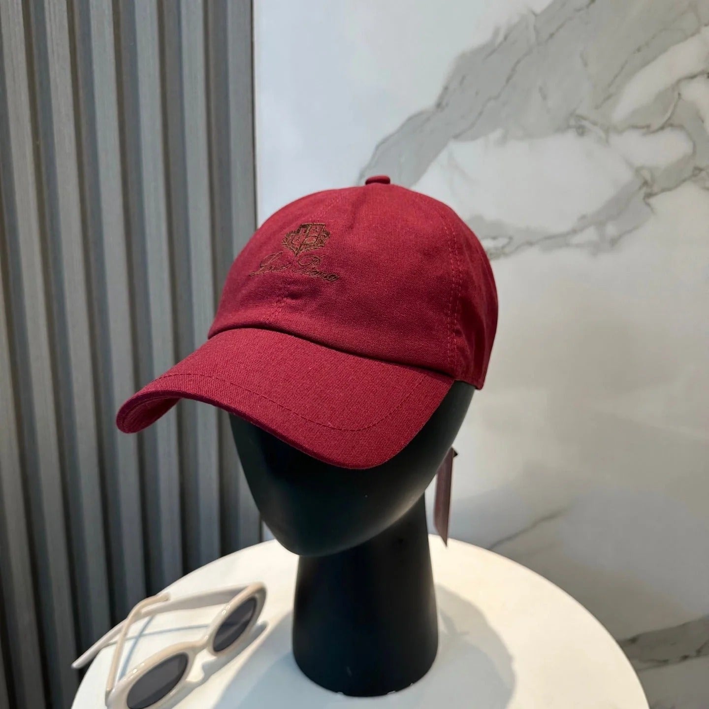 LP Baseball Cap Cotton With Brown Logo 268957