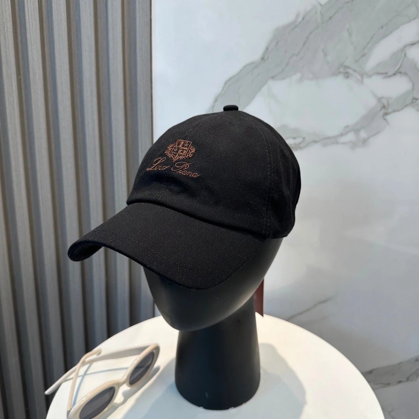 LP Baseball Cap Cotton With Brown Logo 268957