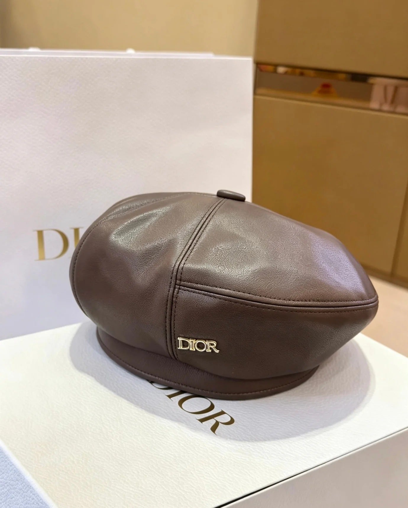 CD Beret Leather 212928