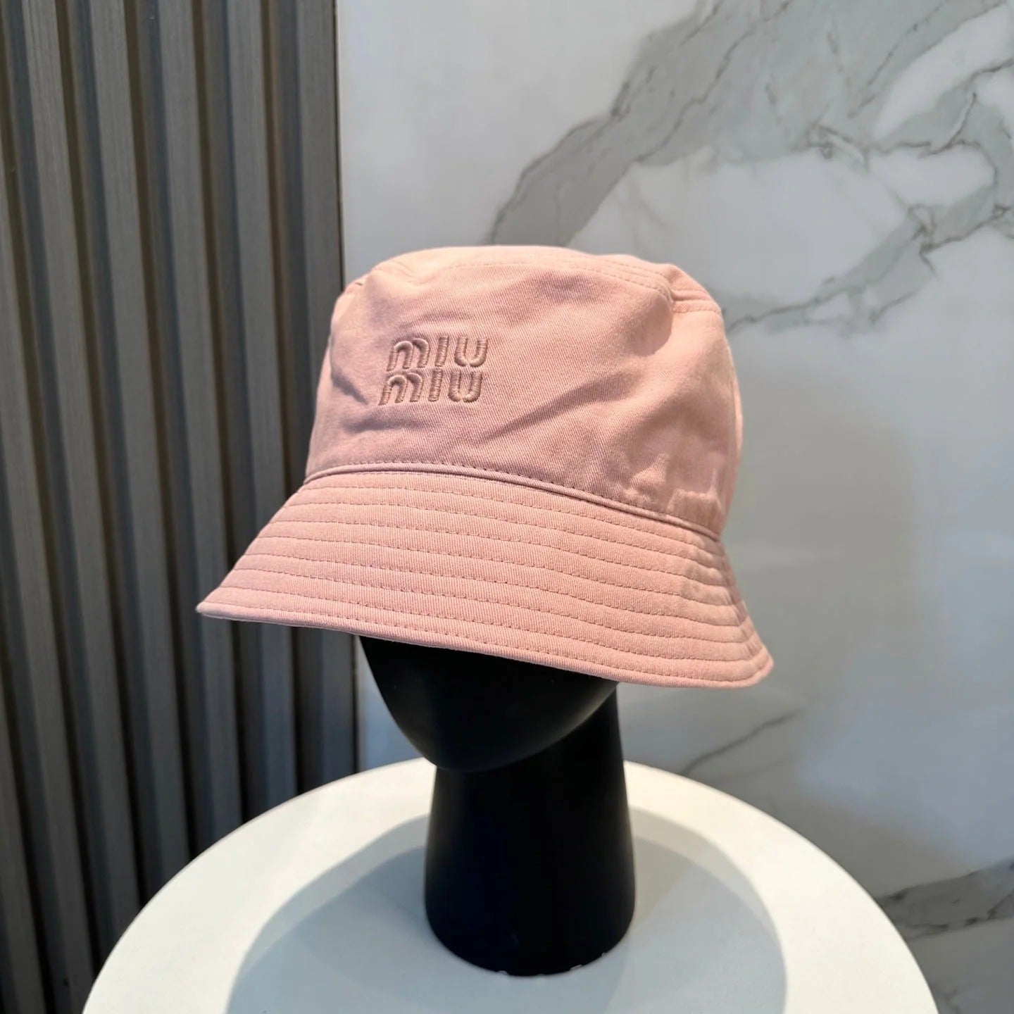 Miumiu Embroidered Bucket Hat 229386
