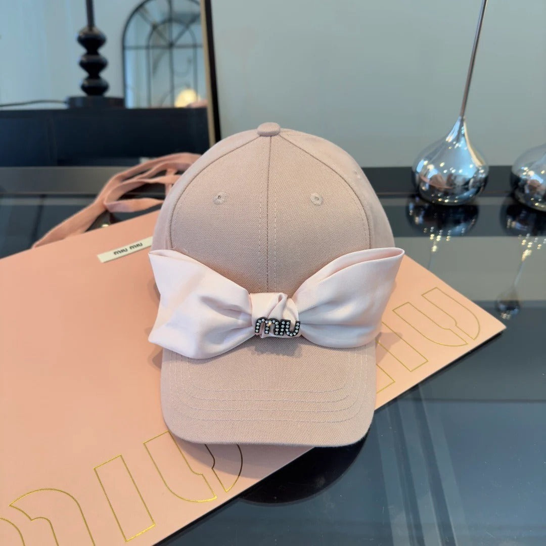Miumiu Bow-tie Hat 196071