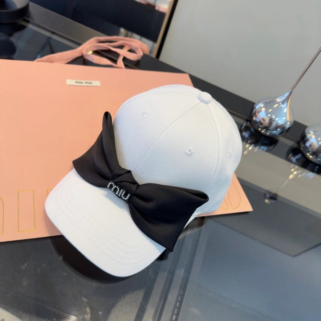 Miumiu Bow-tie Hat 196071