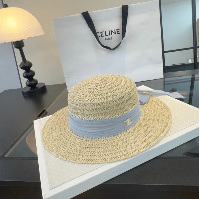 CL Flat-top Straw Hat 262175
