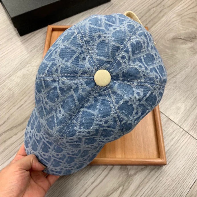 CD Denim Oblique Hat Cotton 262219