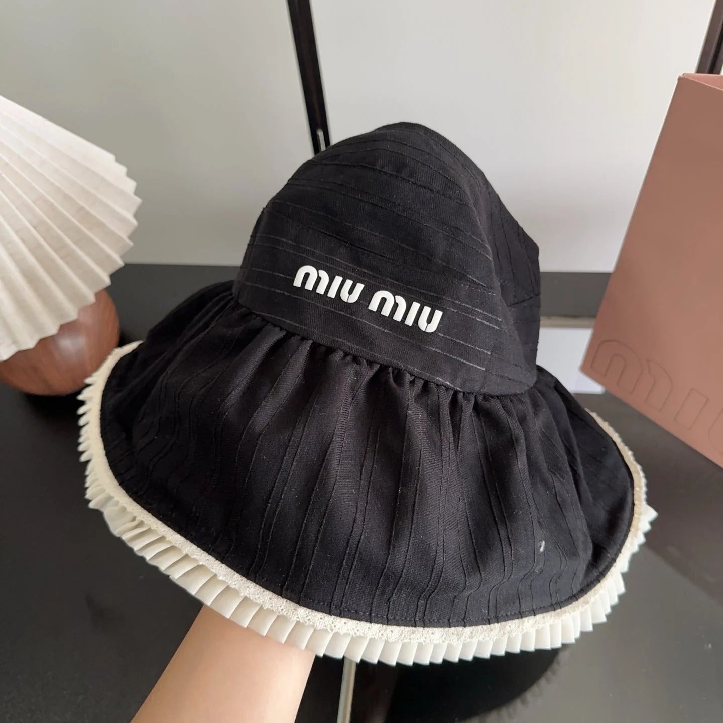 Miu Lace Hat Cotton 343600