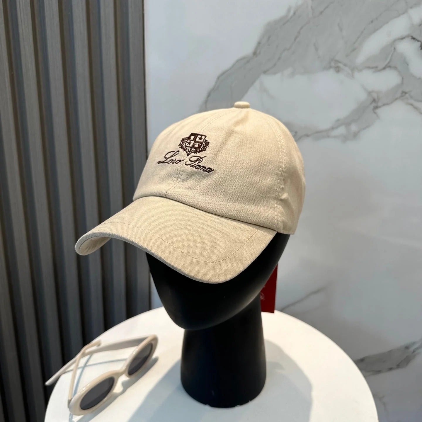 LP Baseball Cap Cotton With Brown Logo 268957