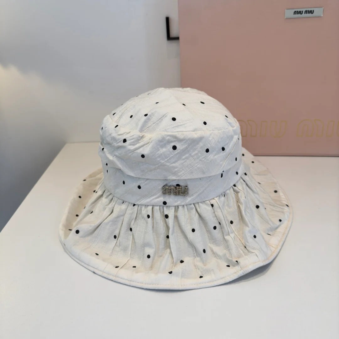 Miu Miu Polka-dot Bucket Hat 220887