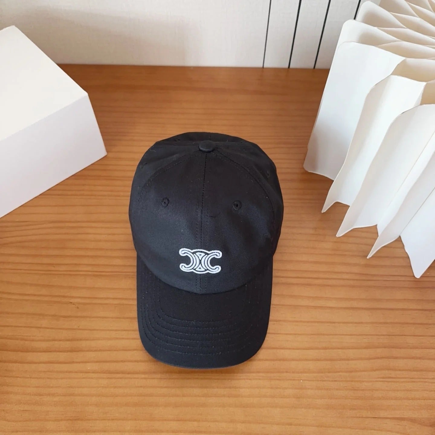 Celine Arc de Triomphe Baseball Cap Cotton 236307
