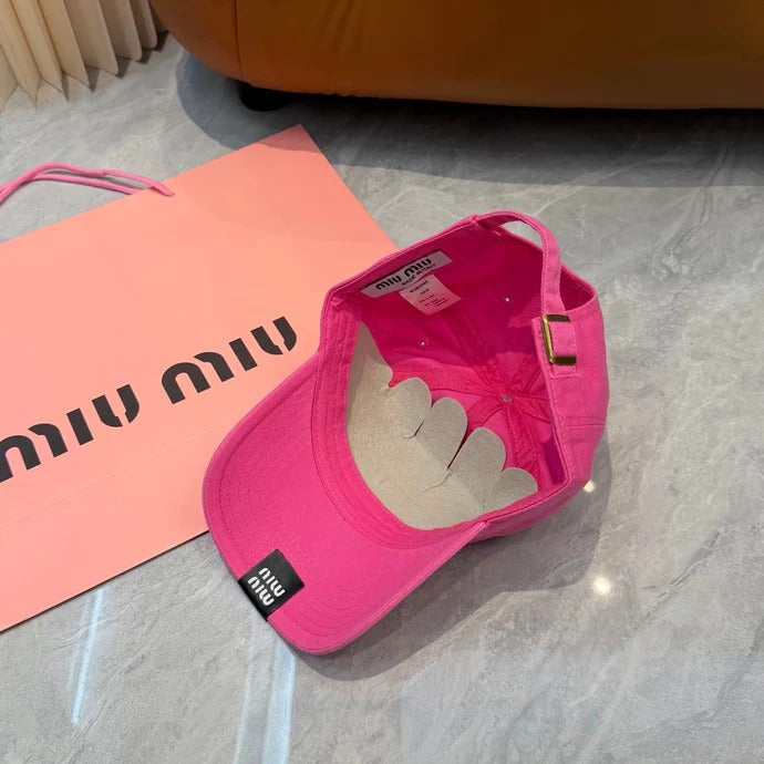 Miu Baseball Cap Cotton 262130