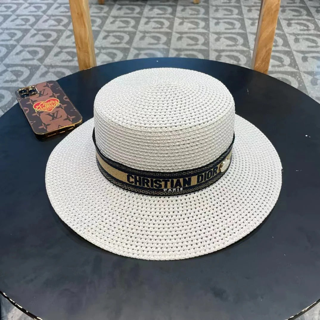 Dior Logo Straw Hat 219084