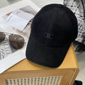 Celin Cap Black Cotton Fabric 210407