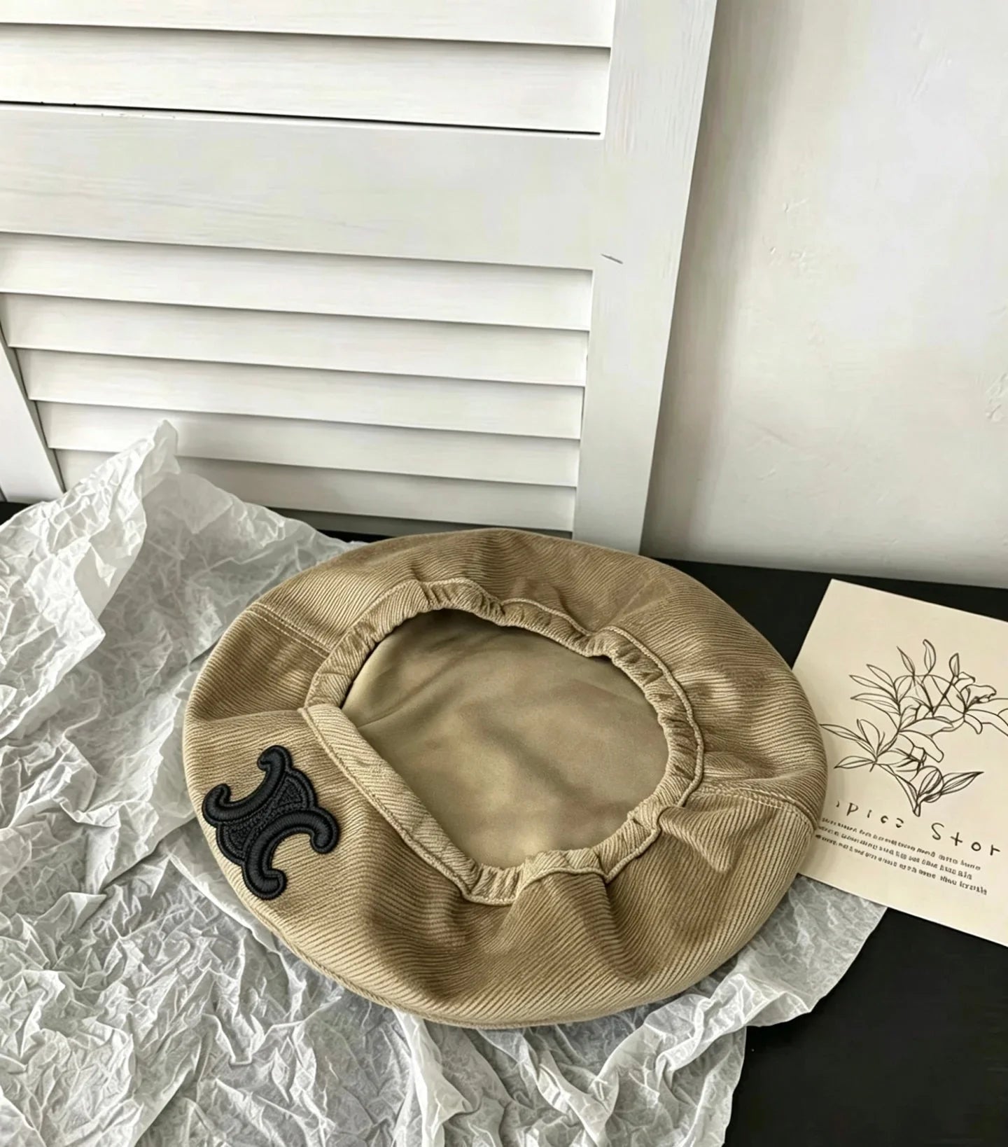 CE Arc de Triomphe Beret Cotton 212763