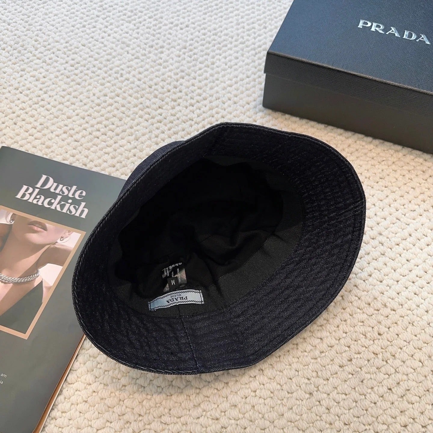 Pra Denim Triangle Bucket Hat 299816
