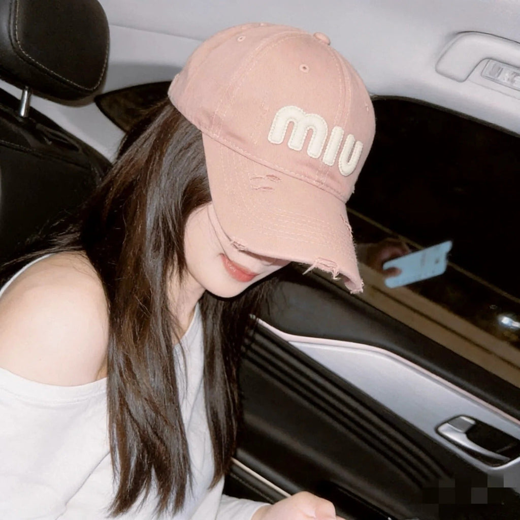 Miu Baseball Cap Cotton 280836