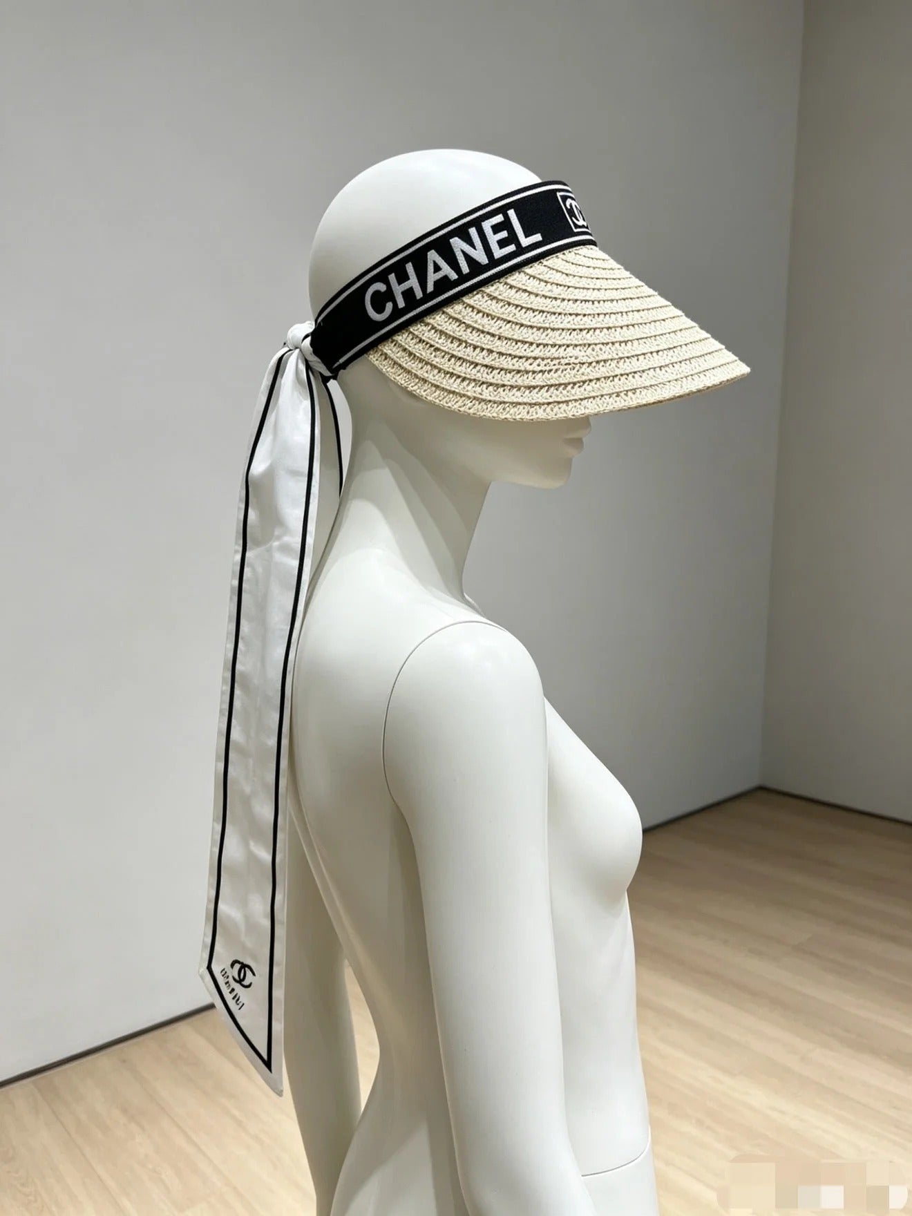 CC Visor Hat With Bow Detail 280793