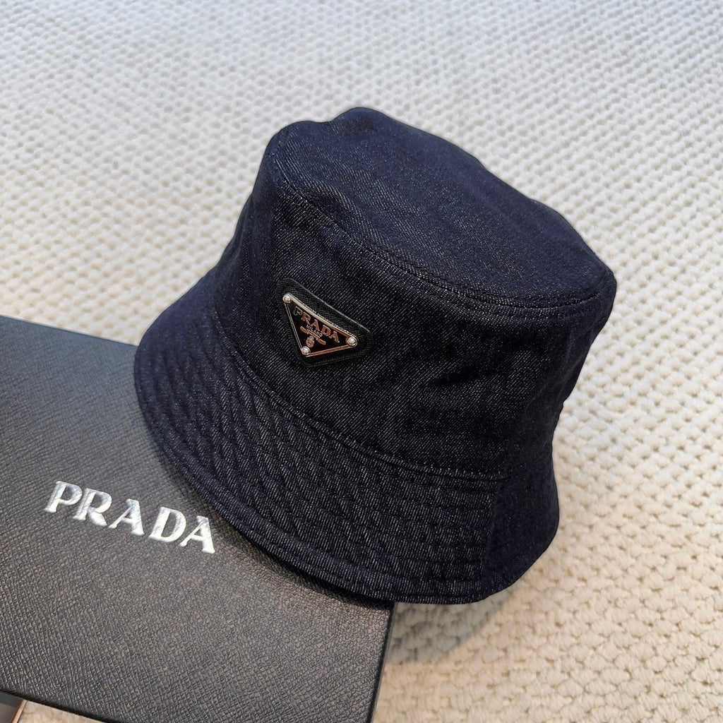 Pra Denim Triangle Bucket Hat 299816