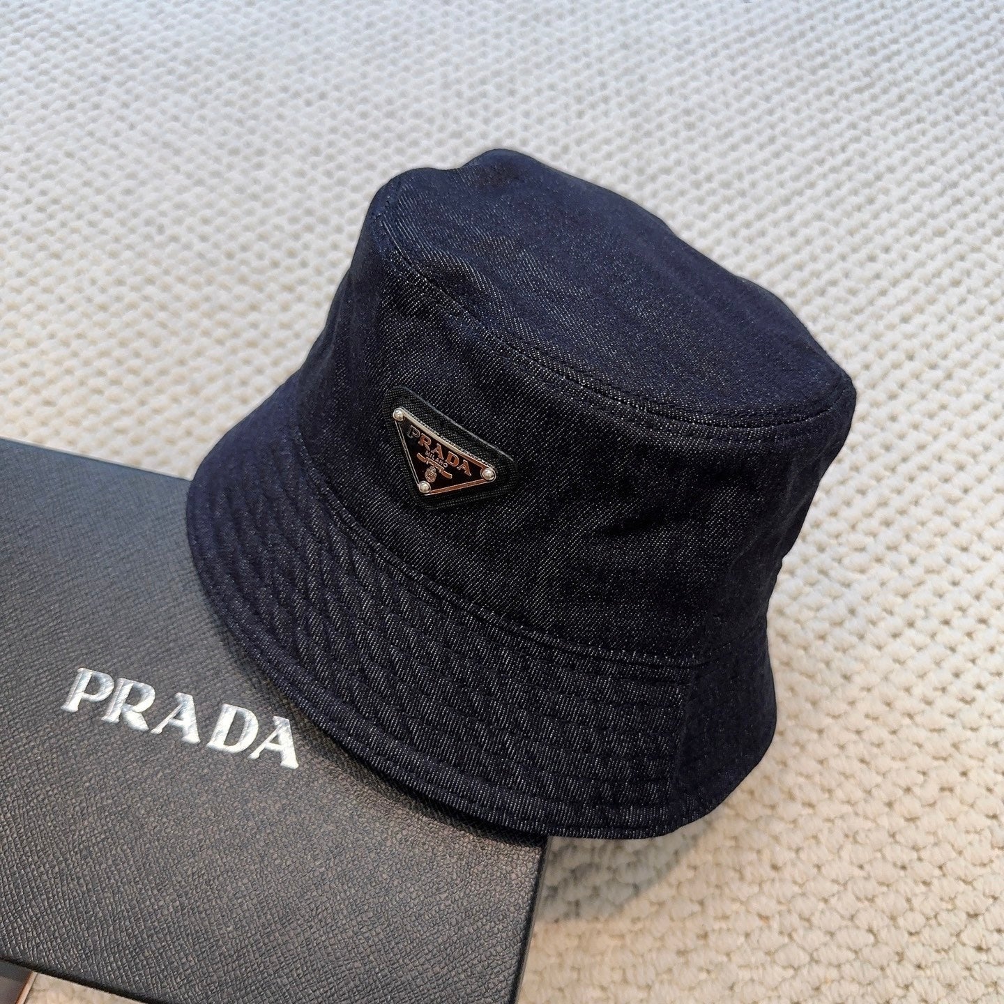 Pra Denim Triangle Bucket Hat 299816