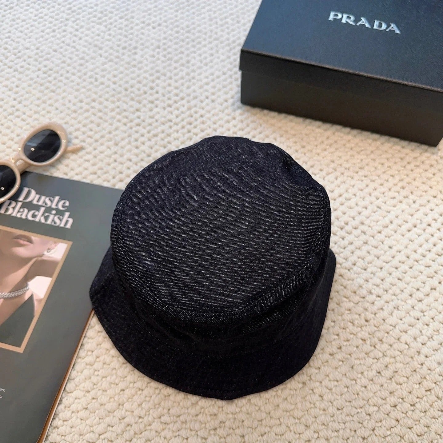 Pra Denim Triangle Bucket Hat 299816