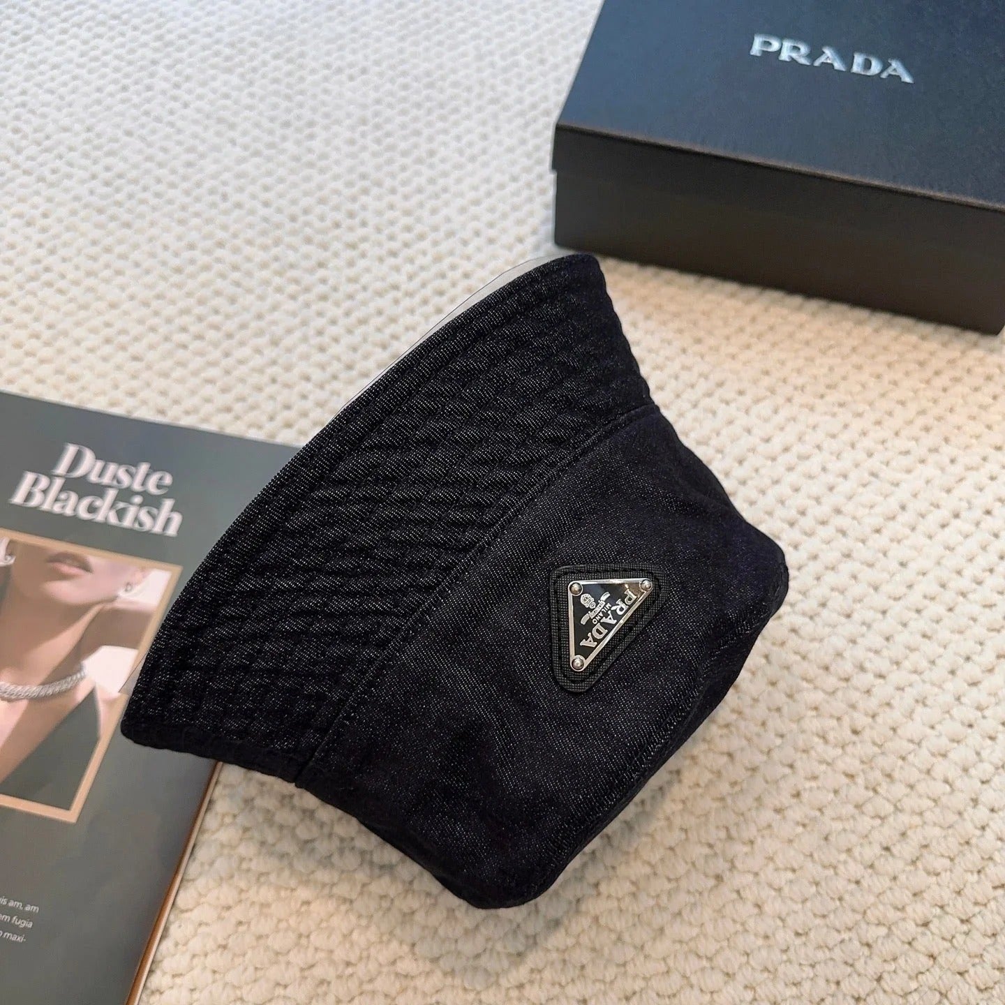 Pra Denim Triangle Bucket Hat 299816