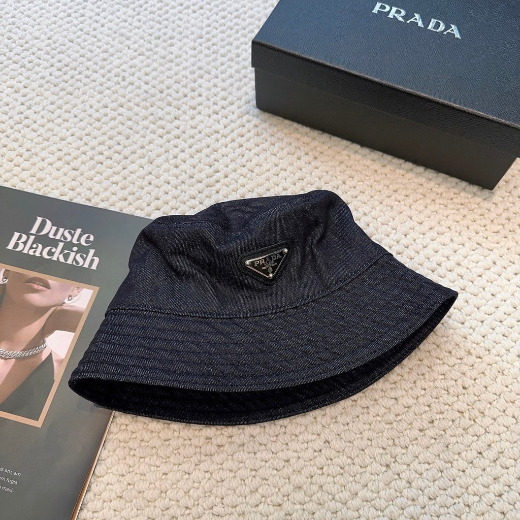 Pra Denim Triangle Bucket Hat 299816