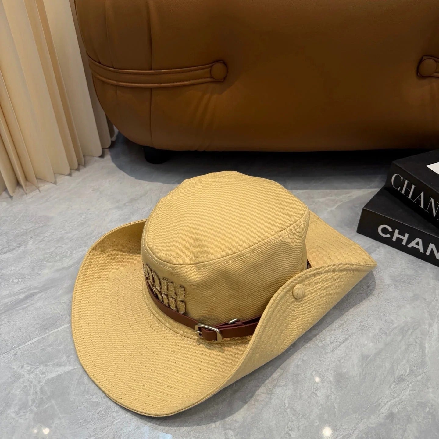 Miu Foldable Fisherman Hat Cotton 323655