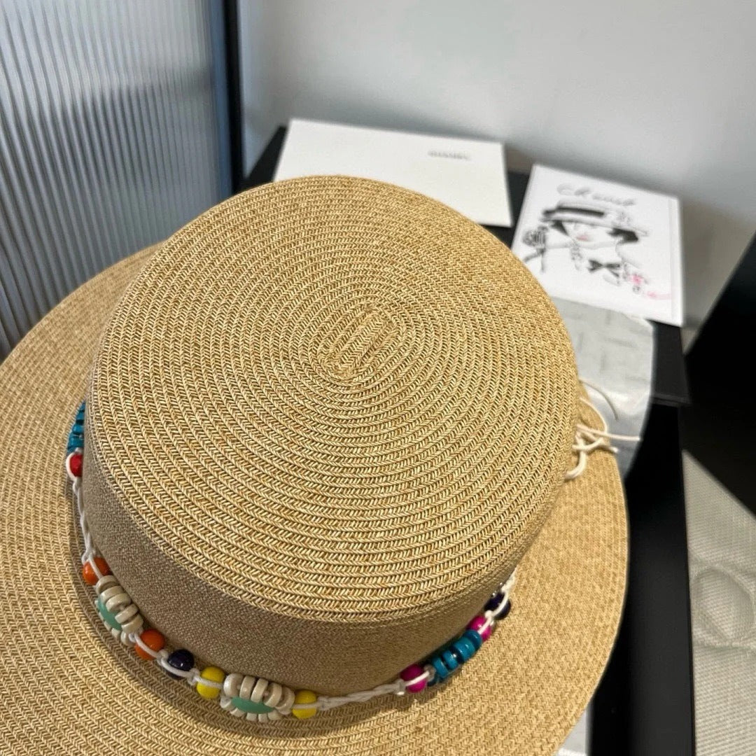 CL Flat-top Straw Hat 175470
