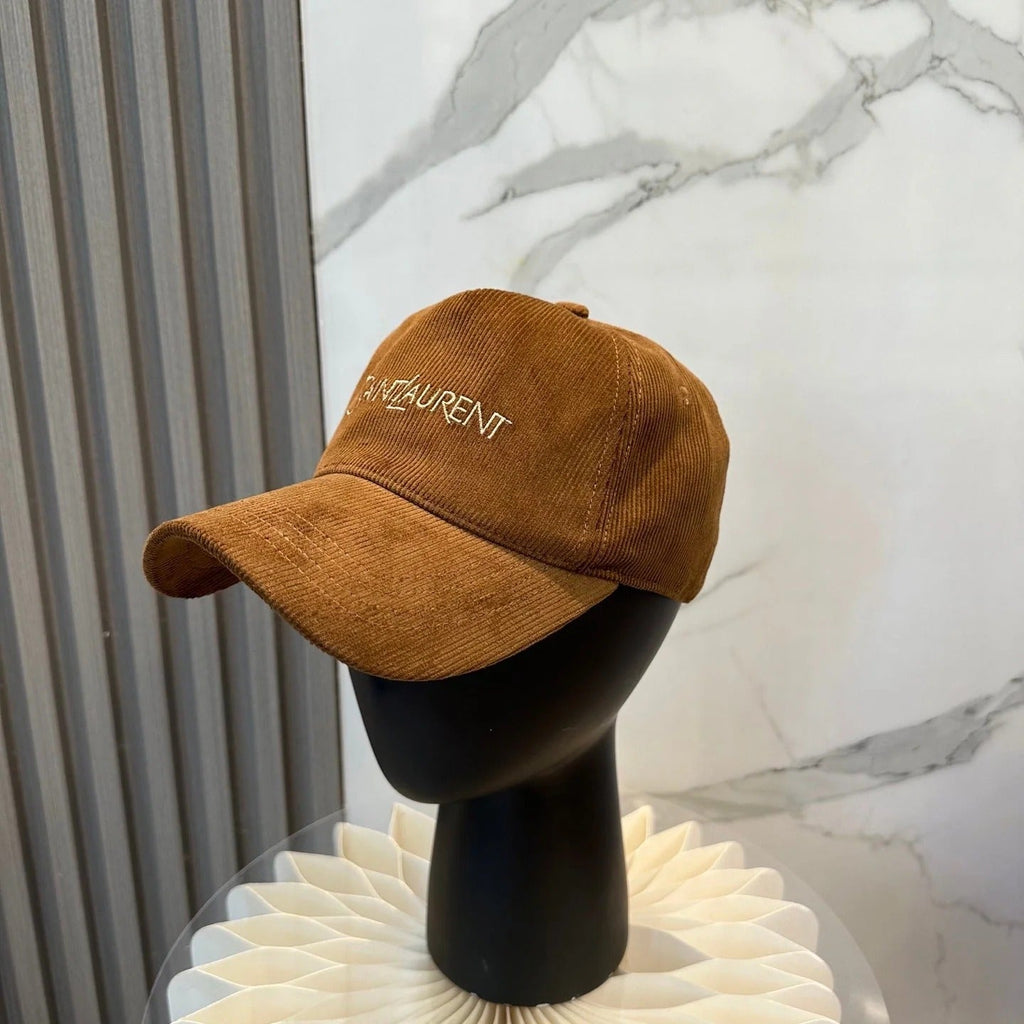 YSL Baseball Cap with Embroidered Letters 295318