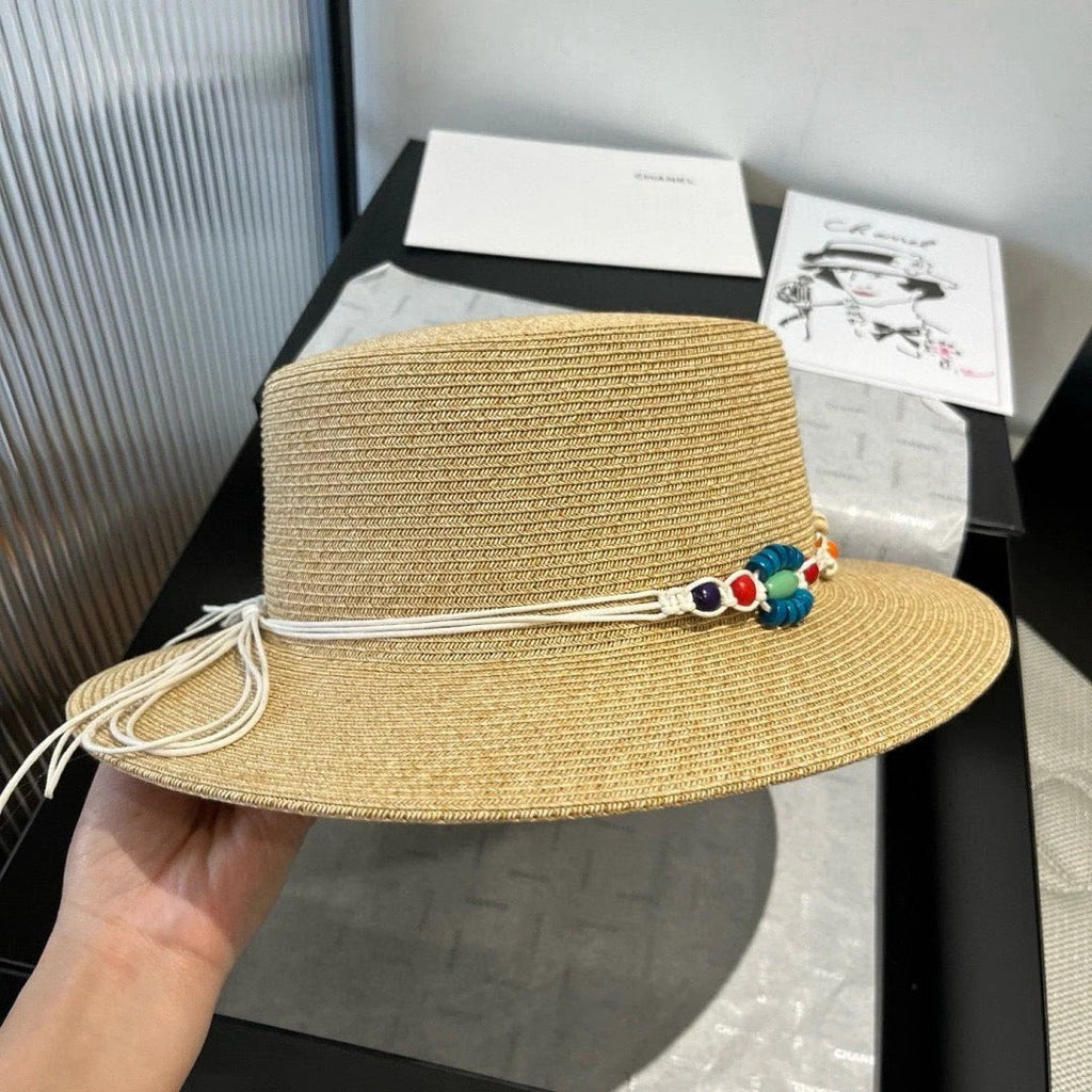 CL Flat-top Straw Hat 175470