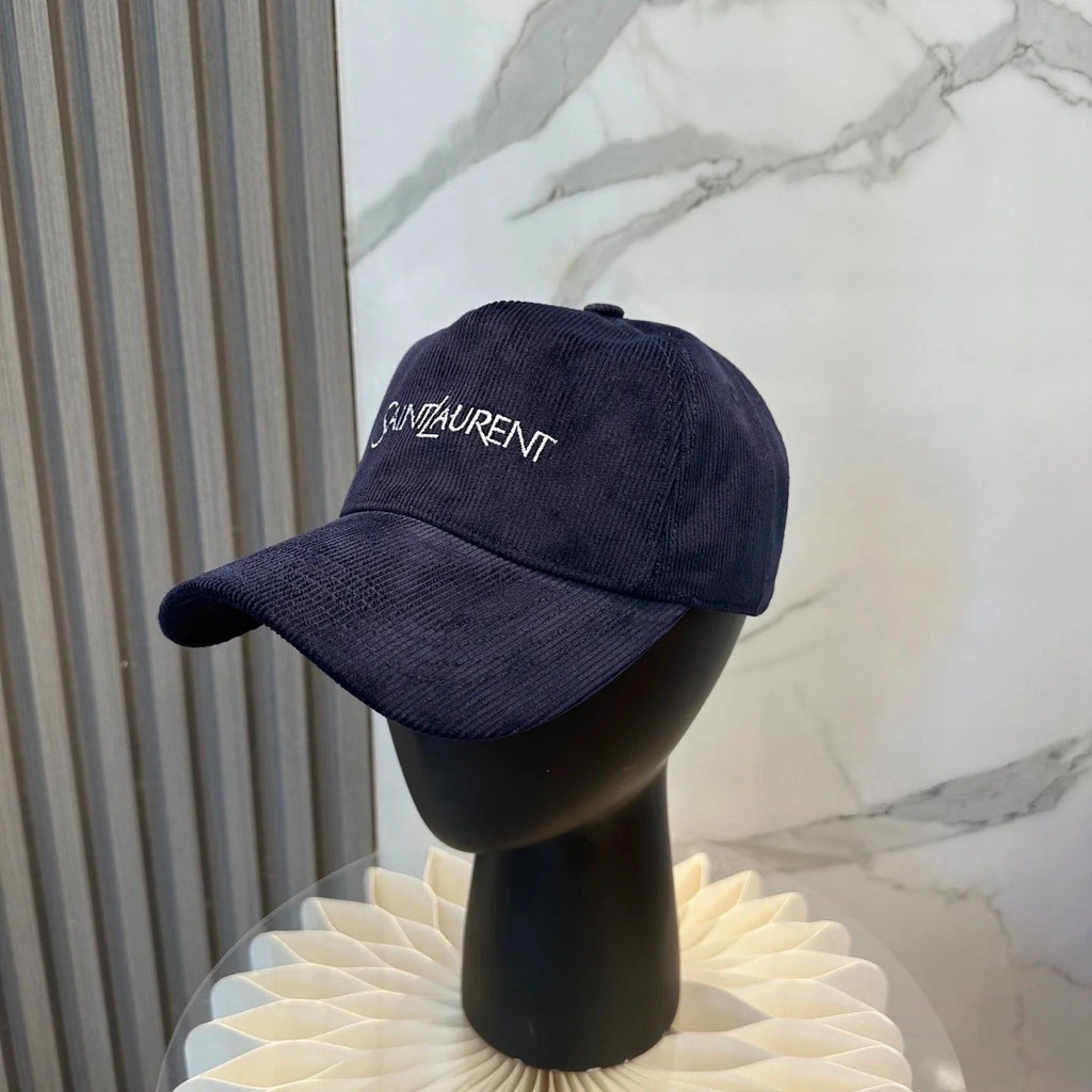 YSL Baseball Cap with Embroidered Letters 295318