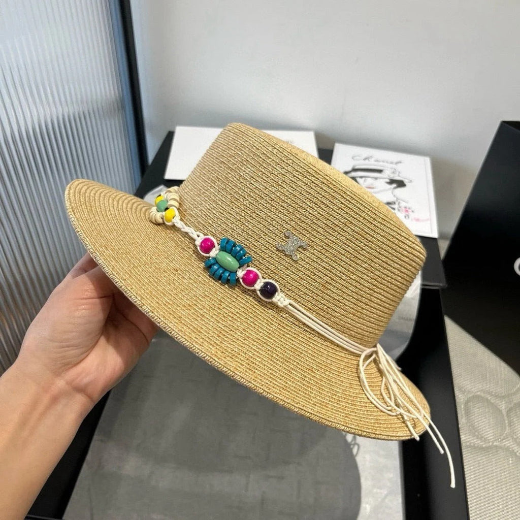 CL Flat-top Straw Hat 175470