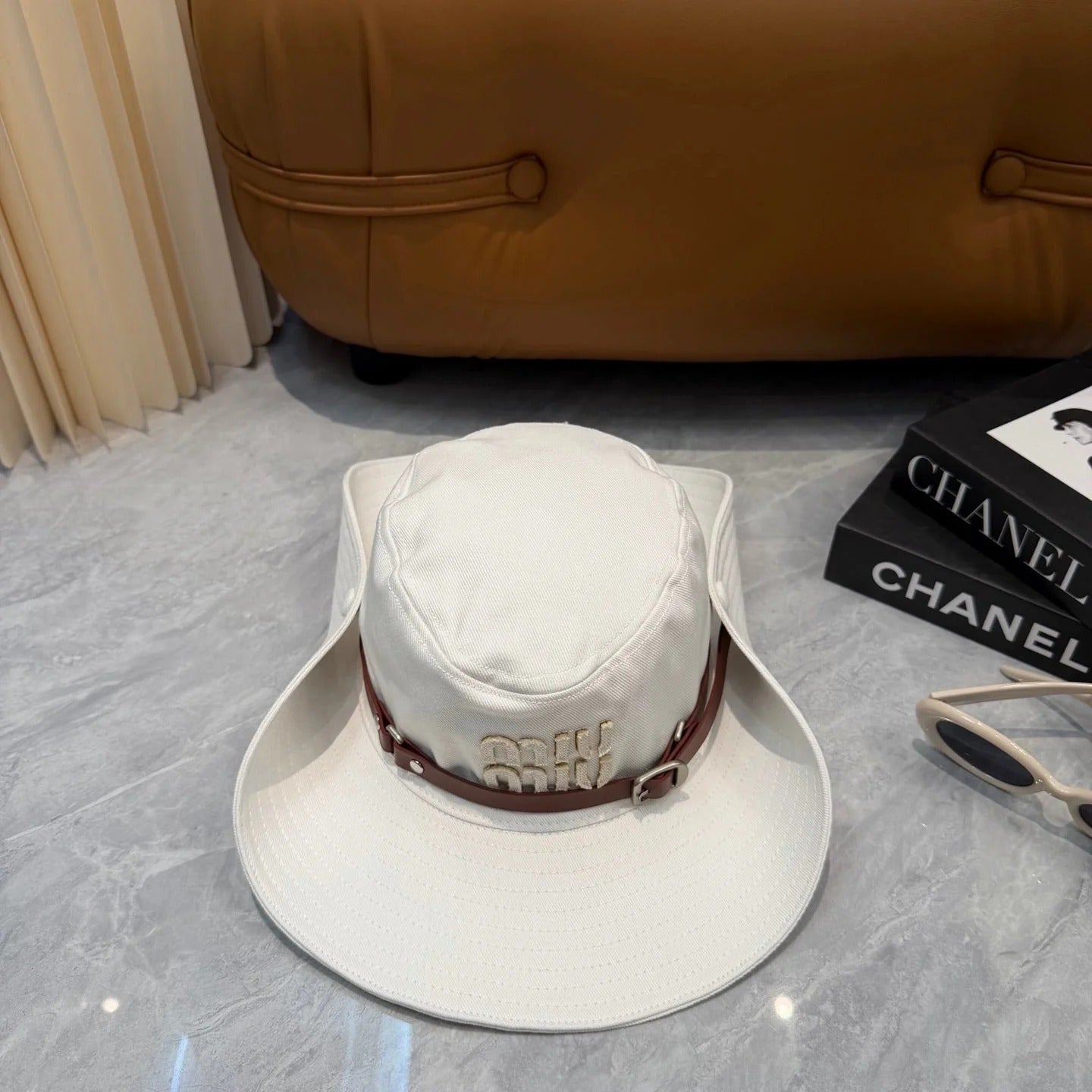 Miu Foldable Fisherman Hat Cotton 323655