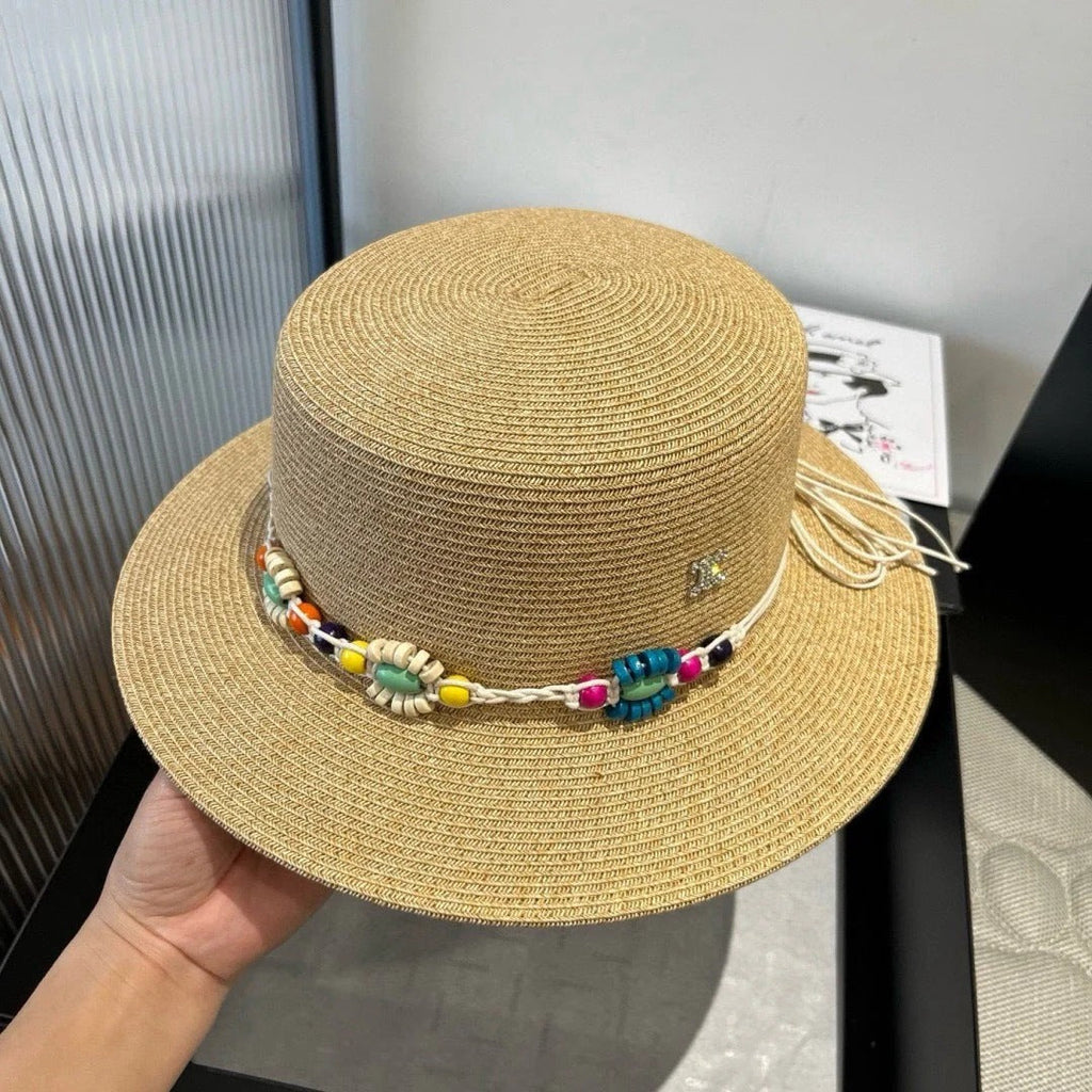 CL Flat-top Straw Hat 175470