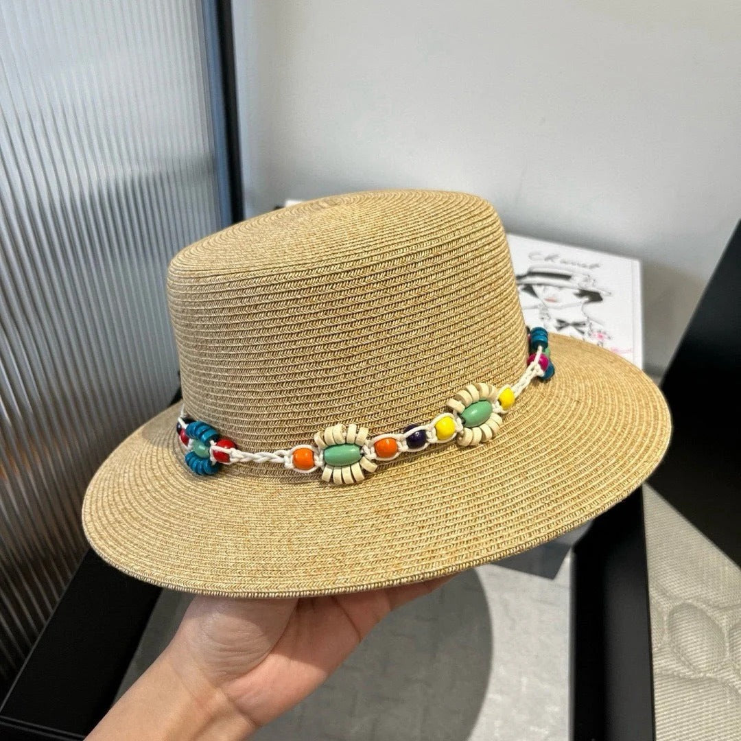 CL Flat-top Straw Hat 175470
