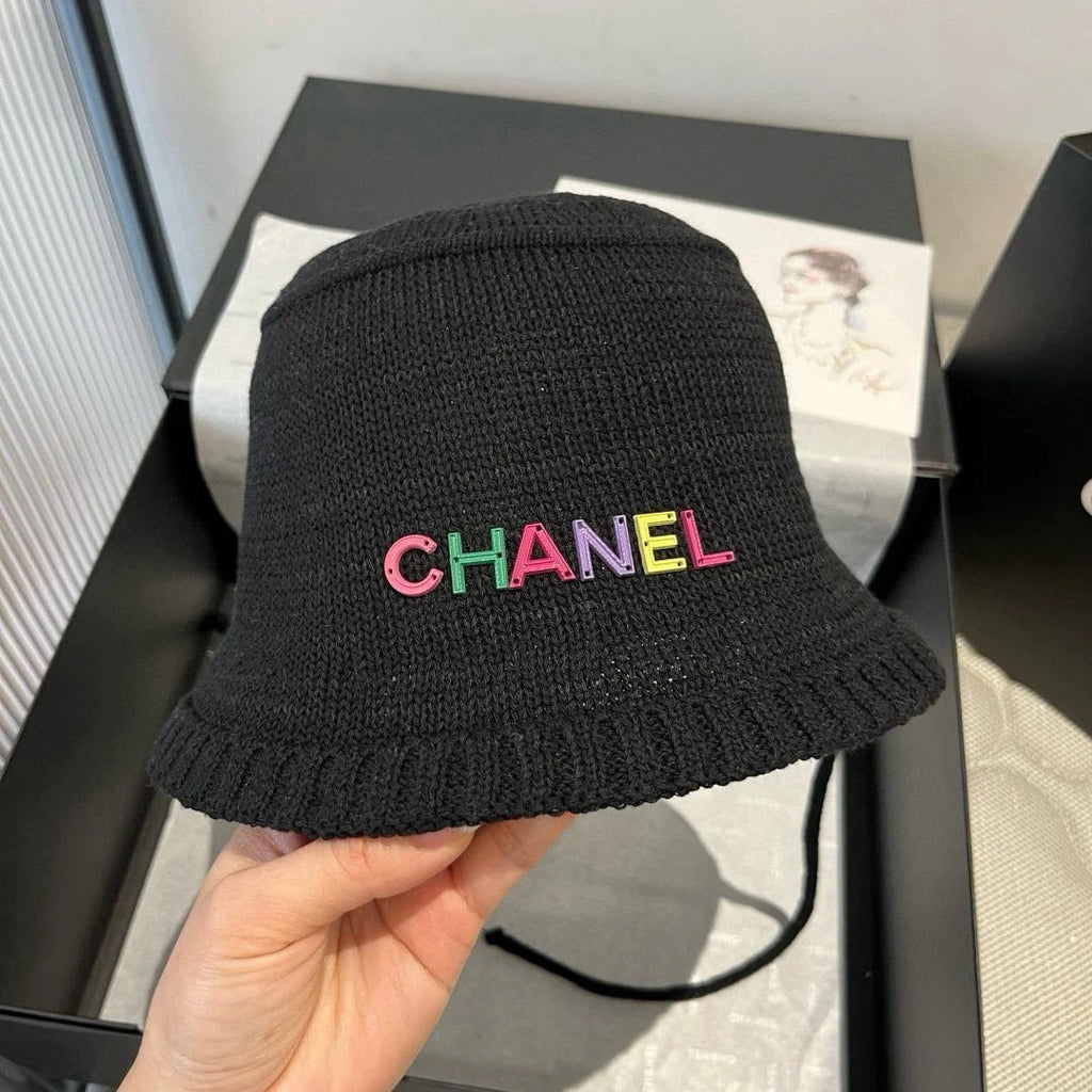 WOVEN BUCKET HAT BLACK 673998