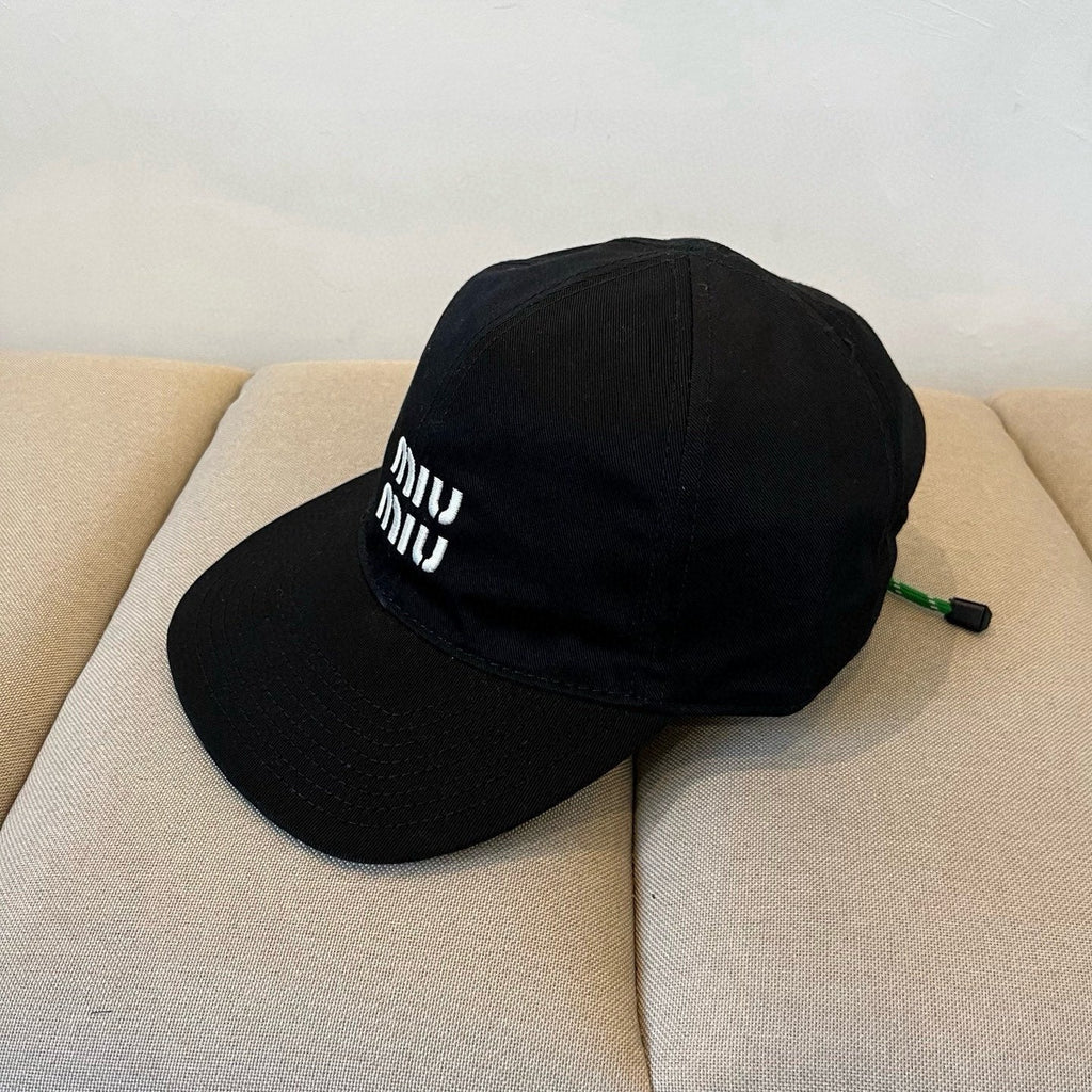 MM BASEBALL CAP IN BLACK KHAKI FABRIC STYLE 7