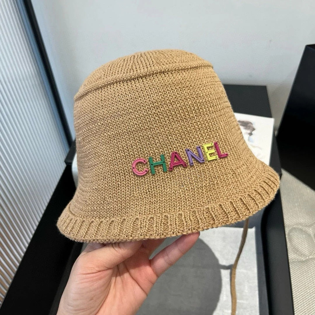 WOVEN BUCKET HAT BROWN 673997