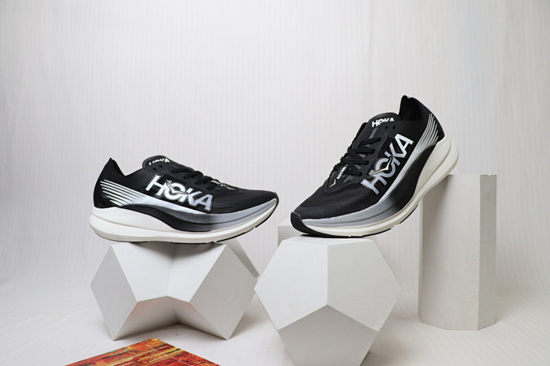 HOKA Rocket Carbon Racing Shoes - Performance Super Shoe